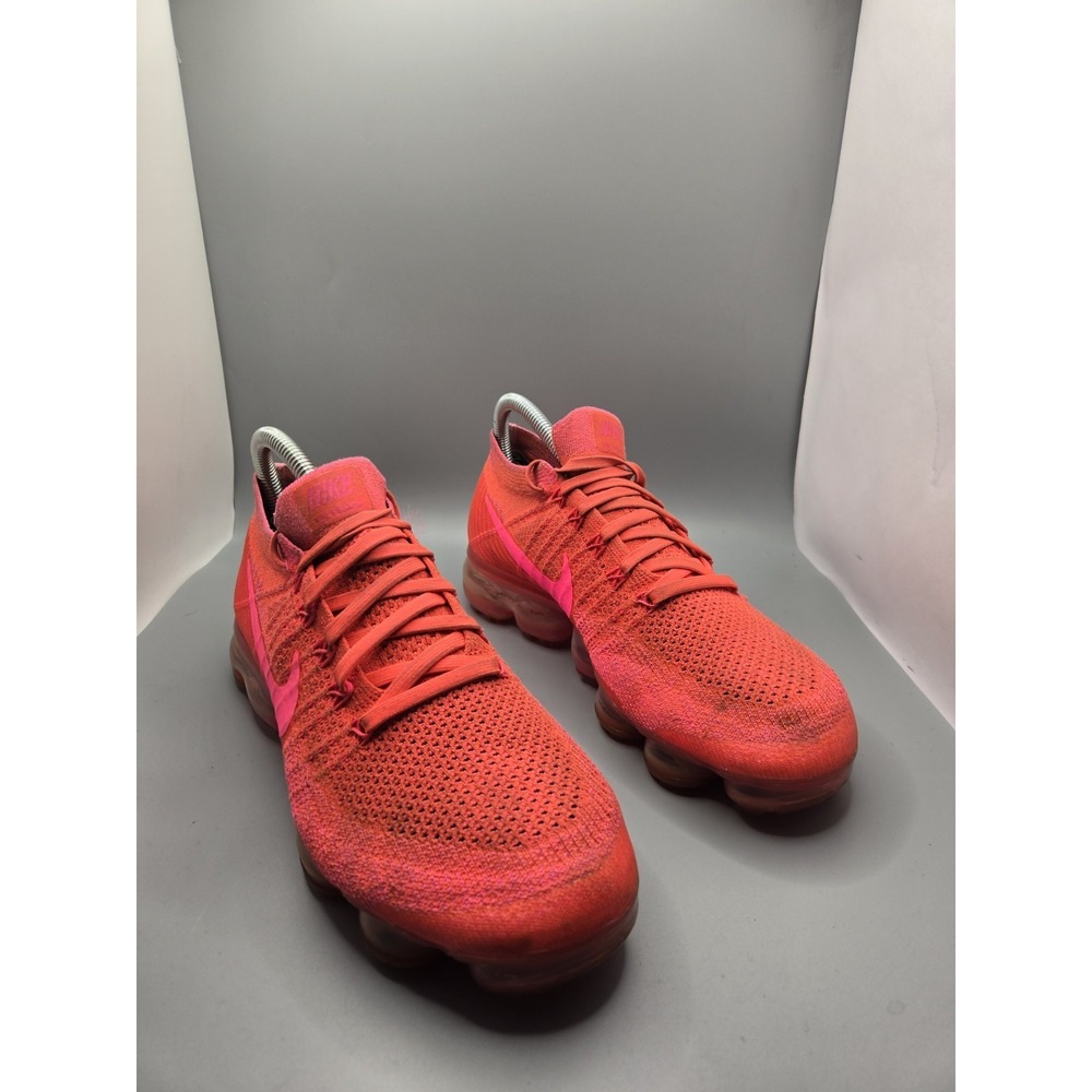 Nike Air‎ VaporMax Flyknit Hyper Punch Pink 849557-604 Women's 8.5 AS IS/DEFECT